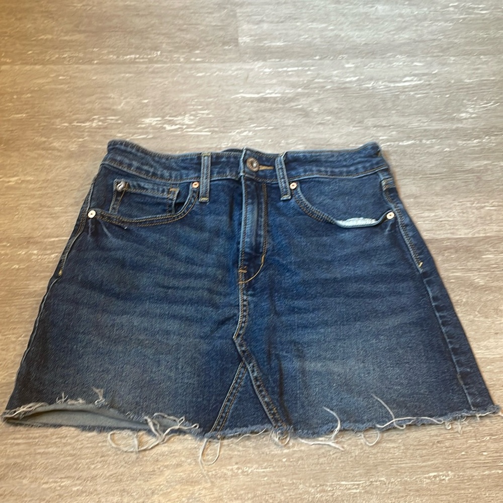 Womens Denizen From Levi’s High Rise Jean Skirt